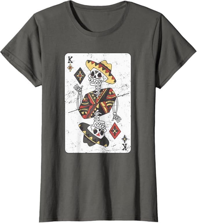 Vintage Mexican Chicano Card Women T-Shirt – Hombre Con Sombrero Design