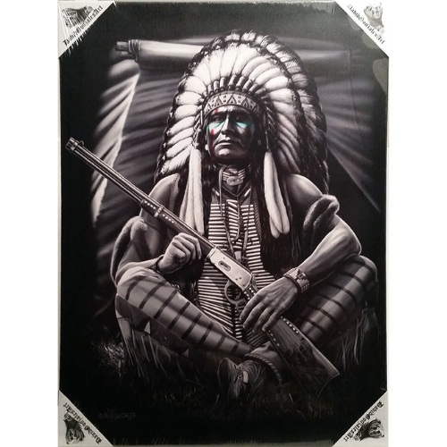 NATIVE - Small Canvas Art - 12" X 16"