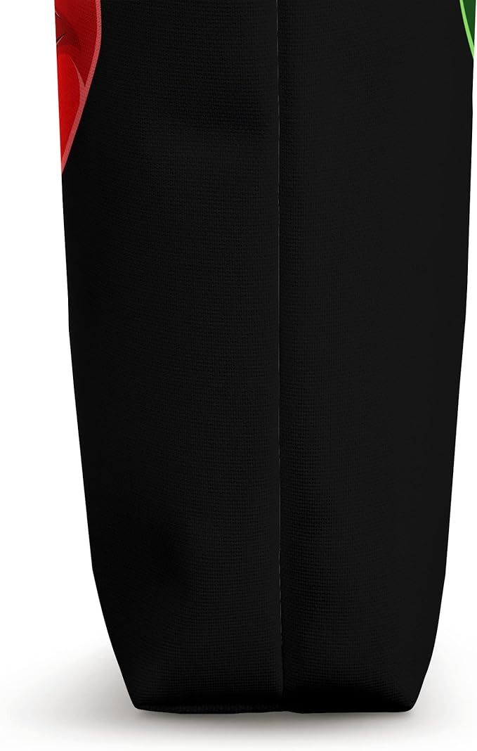 Mexico Flag Lips Tote Bag - Mexican Bandera Como Labios Design