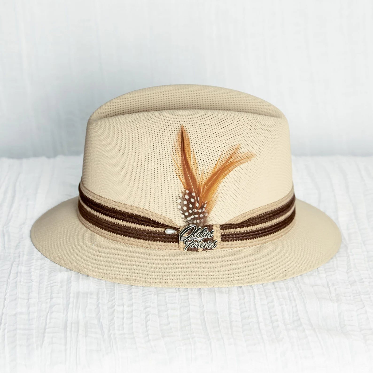AB Oldies Forever Khaki Tribute Derby Hat - Classic Vintage Style