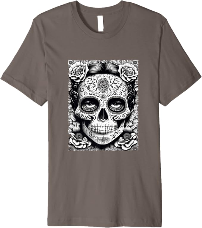 Mexico Holiday Catrina Calaveras Skull Men T-Shirt – Día de los Muertos Premium Design