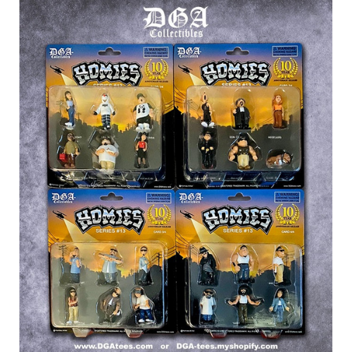 Homies Series 13 - Bulk Blister Card - 3 Complete Sets