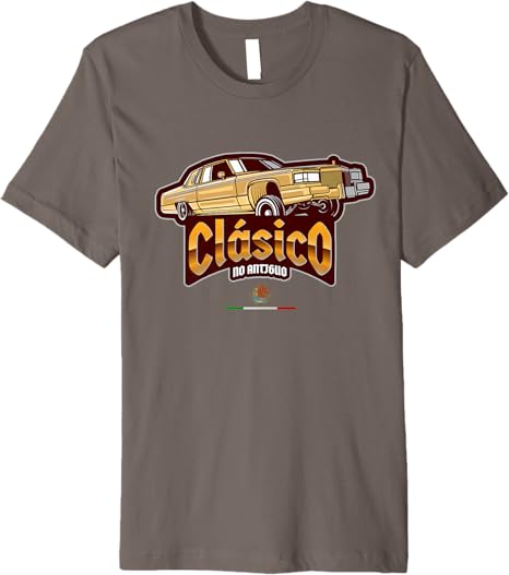 Clásico No Antiguo Lowrider Mexican Chicano Hombre Premium Men T-Shirt - Stylish & Comfortable