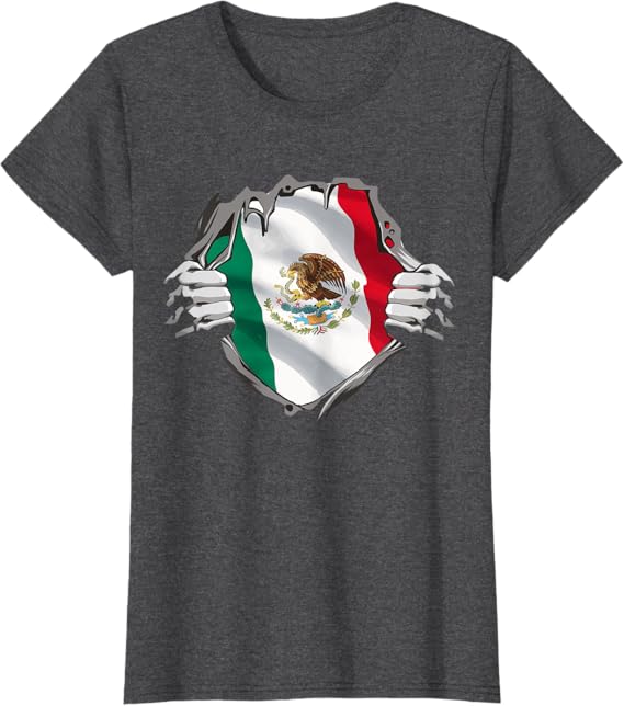 Mexican Superhero Women T-Shirt – Mexico Flag Bandera Mexicana Pride Apparel