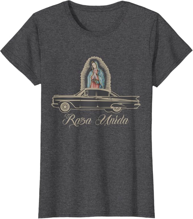Raza Unida Chicano Lowrider Mexican Hombre Women T-Shirt - Stylish Latino Apparel