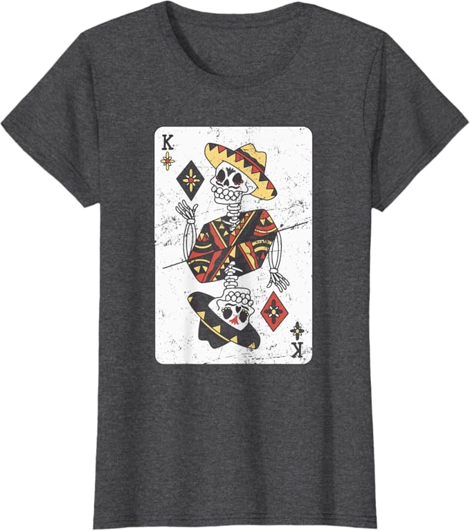 Vintage Mexican Chicano Card Women T-Shirt – Hombre Con Sombrero Design
