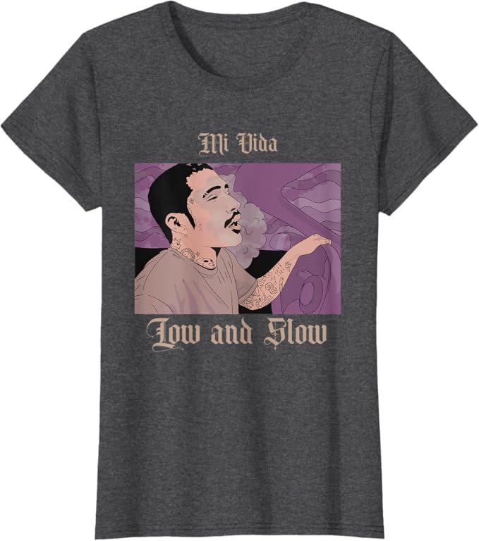 Mi Vida Low and Slow Women T-Shirt – Mexican Lowrider Chicano Hombre Design