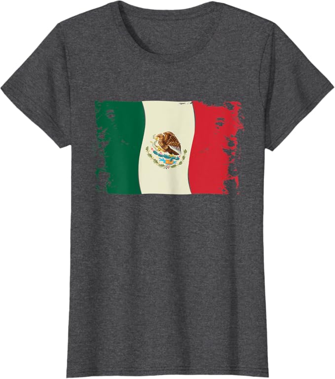 Corazón Mexicano Women T-Shirt – Mexican Flag Bandera de México Design