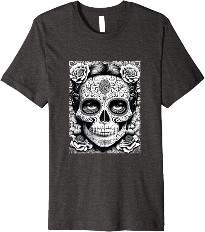 Mexico Holiday Catrina Calaveras Skull Men T-Shirt – Día de los Muertos Premium Design