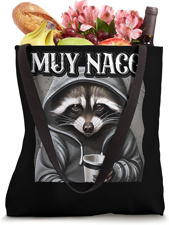 Muy Naco Vintage Mexican Slang Chicano Latino Quote Tote Bag - Unique Cultural Design
