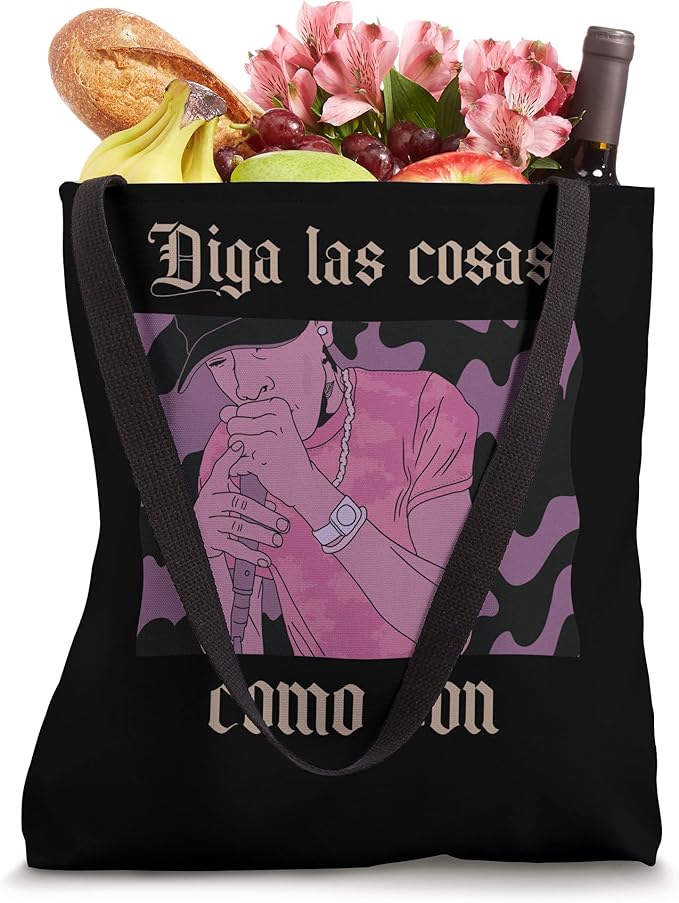 Diga Las Cosas Como Son Latino Chicano Hip Hop Men's Tote Bag