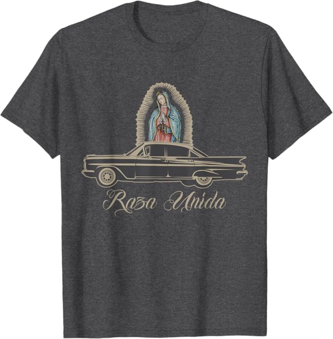 Raza Unida Chicano Lowrider Mexican Hombre Men T-Shirt - Stylish Latino Apparel