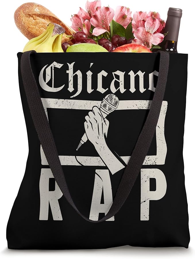 Chicano Rap Vintage Mexican Hip Hop Culture Tote Bag - Stylish Urban Accessory
