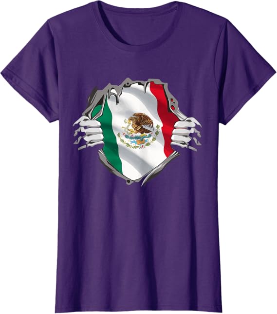 Mexican Superhero Women T-Shirt – Mexico Flag Bandera Mexicana Pride Apparel