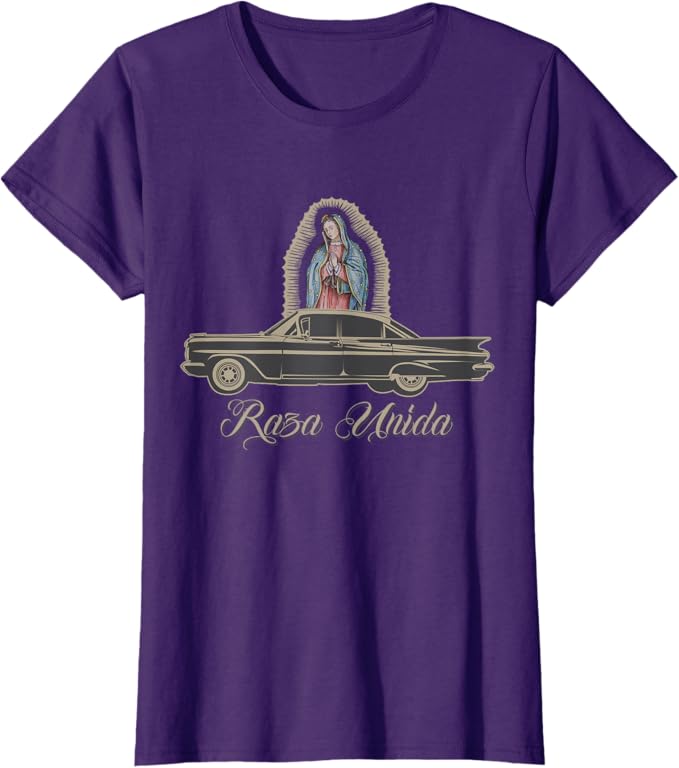 Raza Unida Chicano Lowrider Mexican Hombre Women T-Shirt - Stylish Latino Apparel