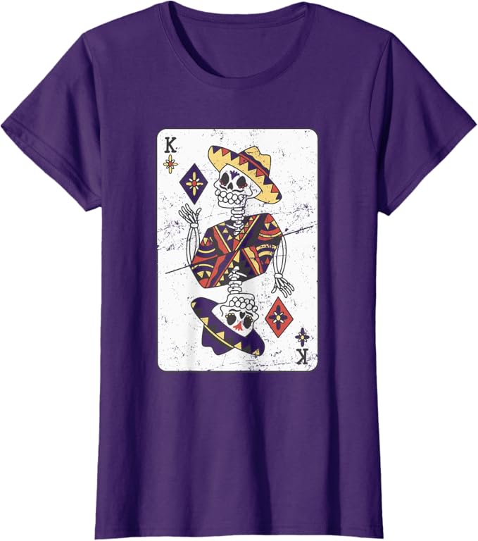 Vintage Mexican Chicano Card Women T-Shirt – Hombre Con Sombrero Design