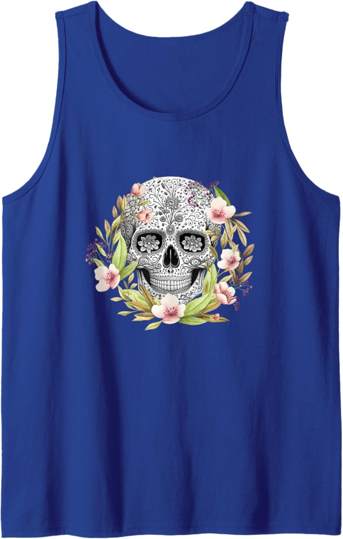 Calaveras Mexican Día de los Muertos Tank Top for Men