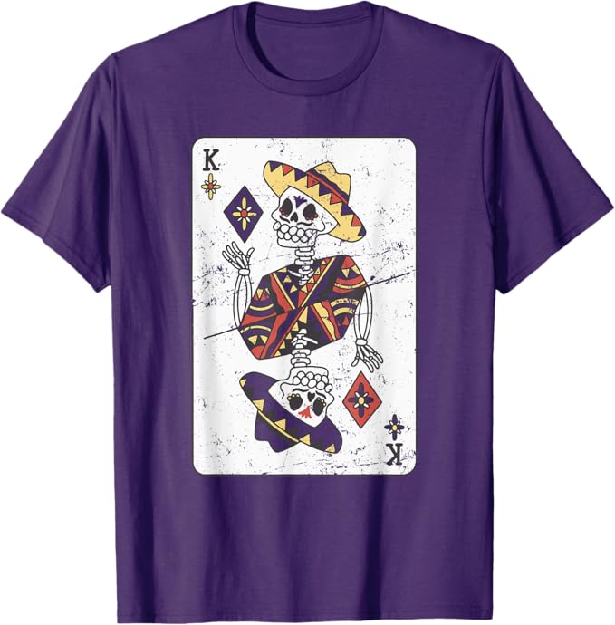 Vintage Mexican Chicano Card Men T-Shirt – Hombre Con Sombrero Design