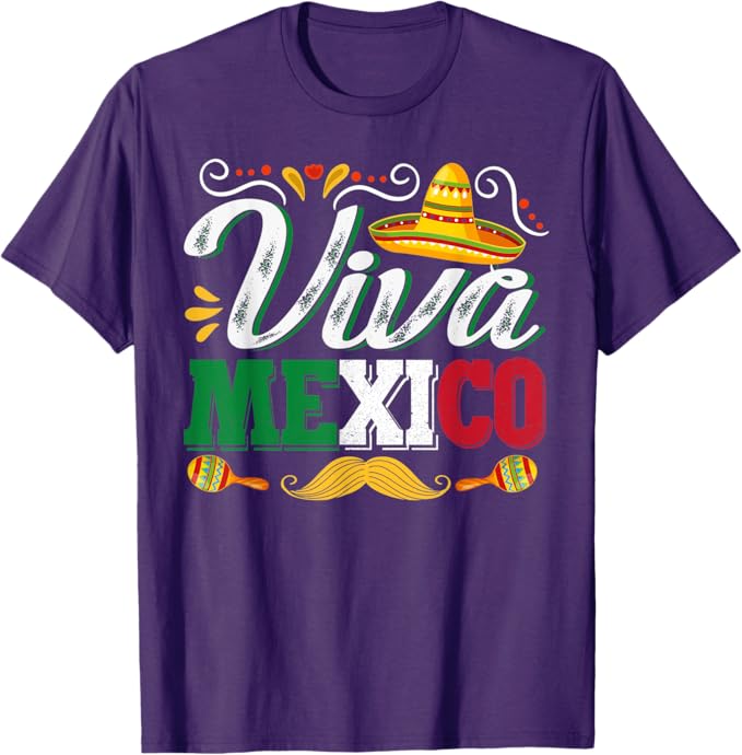 Viva Mexico Men T-Shirt – Mexican Cinco de Mayo Party Shirt