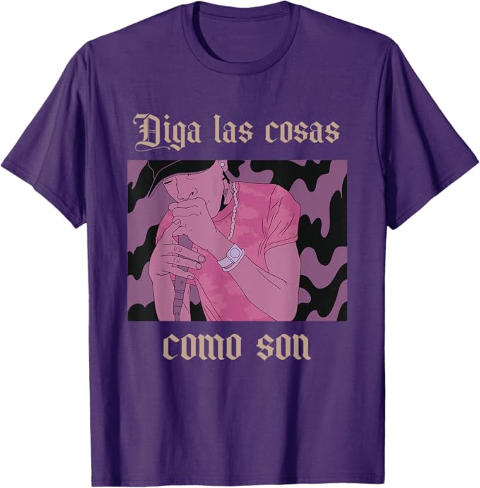 Diga Las Cosas Como Son Latino Chicano Hip Hop Men's T-Shirt