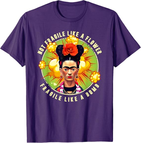 Not Fragile Like A Flower, Fragile Like A Bomb Men T-Shirt – Mexican Quote Design