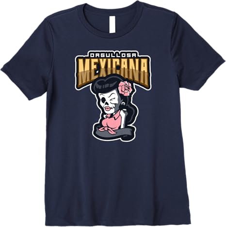 Orgullosa Mexicana Vintage Mexican Rockabilly Lowrider Women’s Premium Women T-Shirt