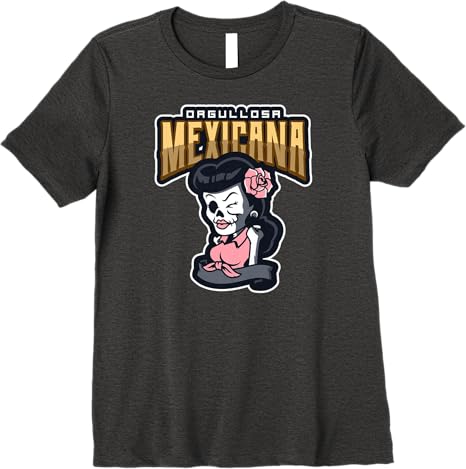 Orgullosa Mexicana Vintage Mexican Rockabilly Lowrider Women’s Premium Women T-Shirt