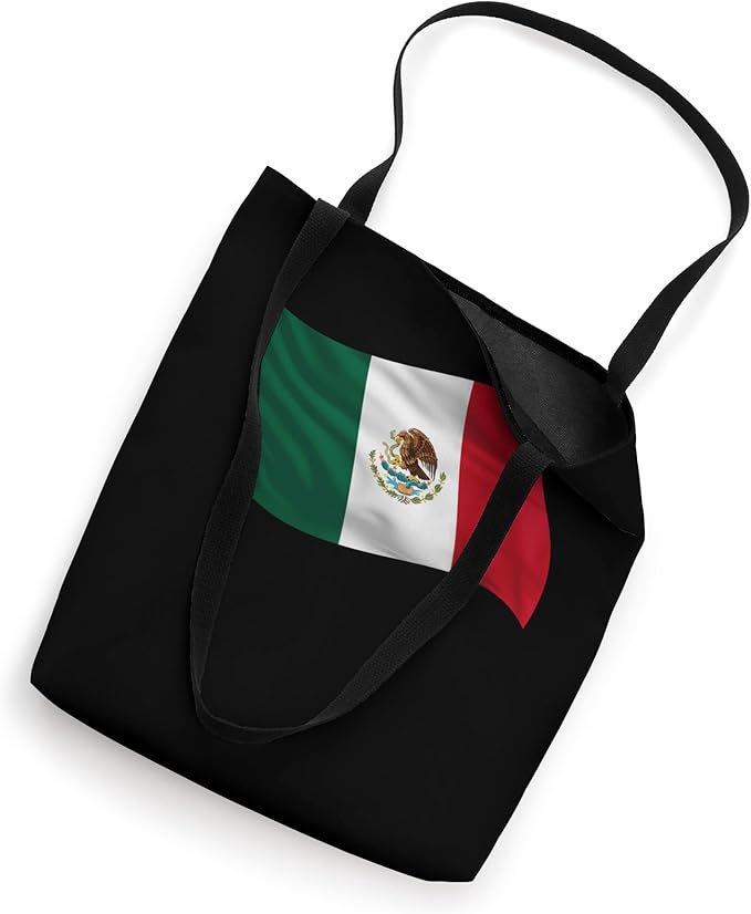 Mexico Bandera T-Shirt and Mexican Flag Tote Bag Set
