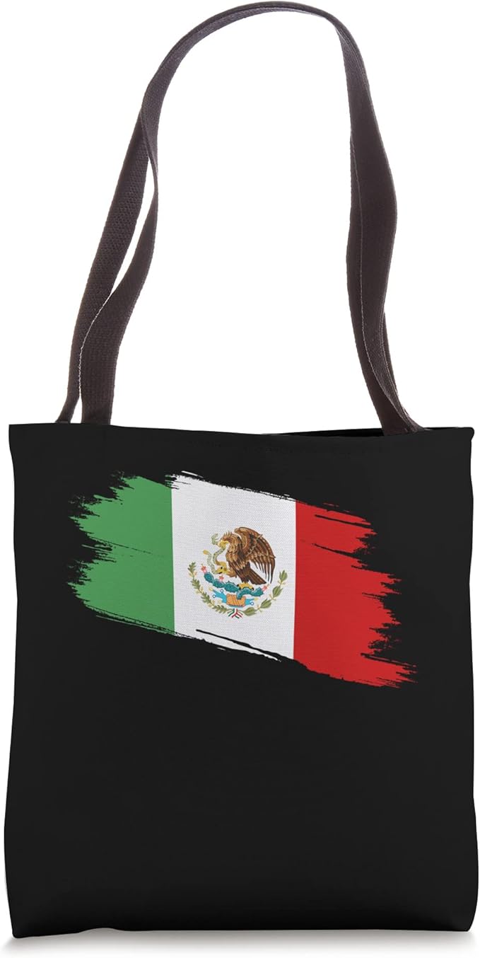 Bandera Mexicana Mexico Flag Vintage T-Shirt and Tote Bag Combo