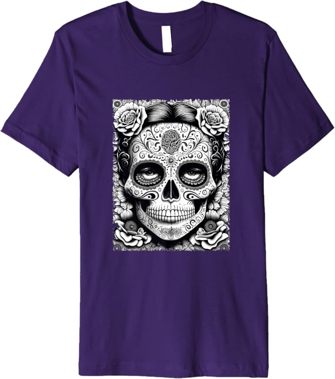 Mexico Holiday Catrina Calaveras Skull Men T-Shirt – Día de los Muertos Premium Design