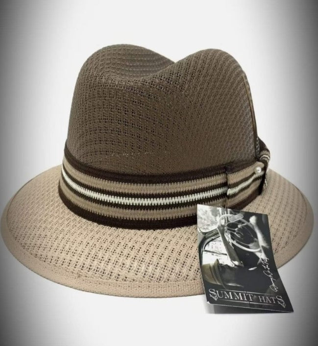 Danny De La Paz Signature Two-Tone Brown and Khaki Lowrider Hat