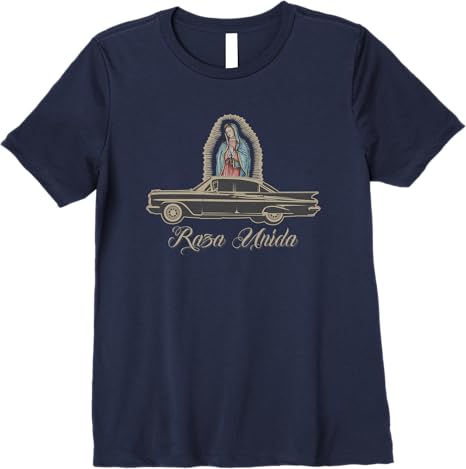 Raza Unida Chicano Low Rider Mexican Hombre Premium Women T-Shirt - Stylish Latino Shirt