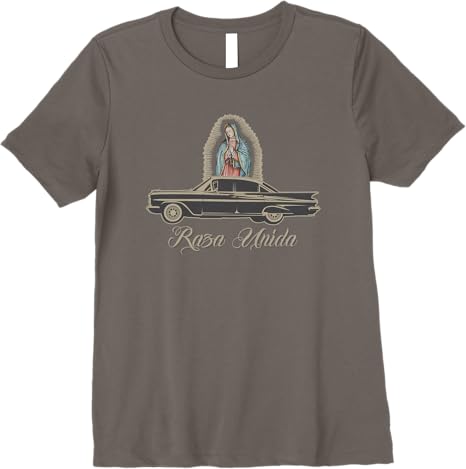 Raza Unida Chicano Low Rider Mexican Hombre Premium Women T-Shirt - Stylish Latino Shirt