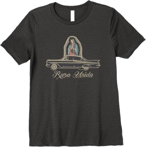 Raza Unida Chicano Low Rider Mexican Hombre Premium Women T-Shirt - Stylish Latino Shirt