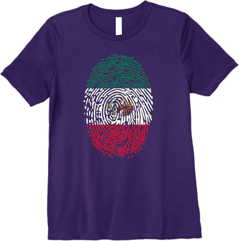 Mexico DNA Flag Vintage Mexican Pride Premium Women T-Shirt