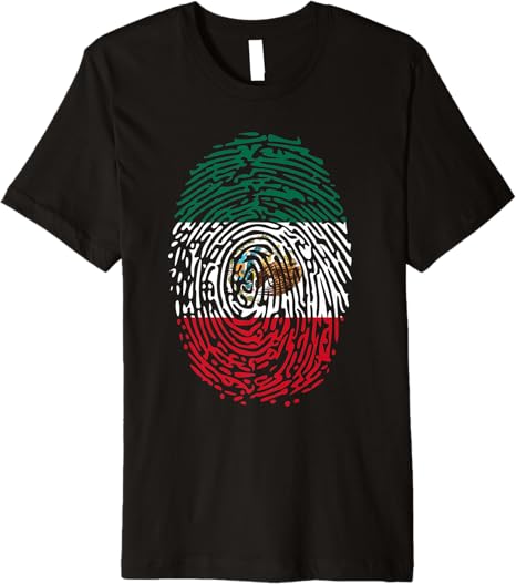 Mexico DNA Flag Vintage Mexican Pride Premium Men T-Shirt