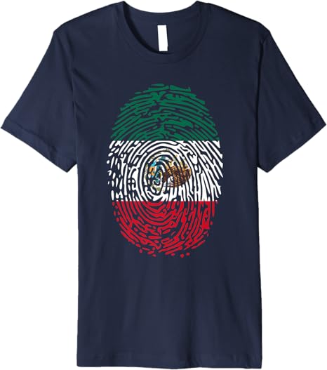 Mexico DNA Flag Vintage Mexican Pride Premium Men T-Shirt