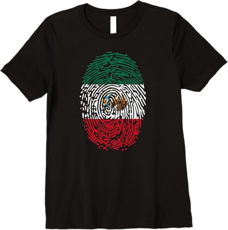 Mexico DNA Flag Vintage Mexican Pride Premium Women T-Shirt