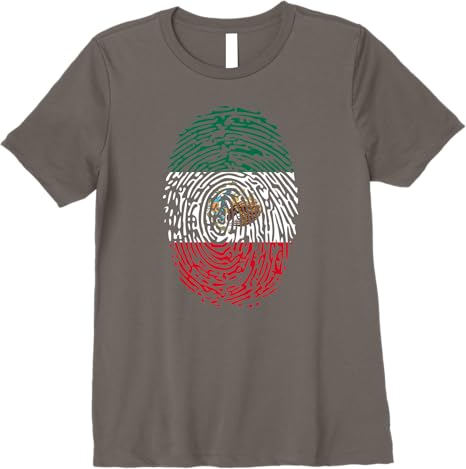 Mexico DNA Flag Vintage Mexican Pride Premium Women T-Shirt