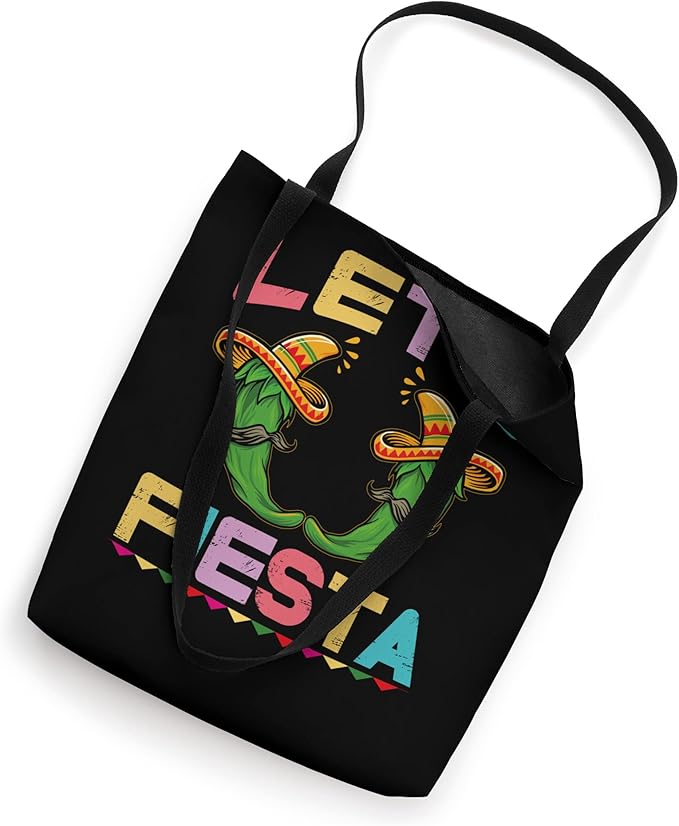 Mexican Cinco de Mayo Tote Bag - Let's Fiesta Party Accessory