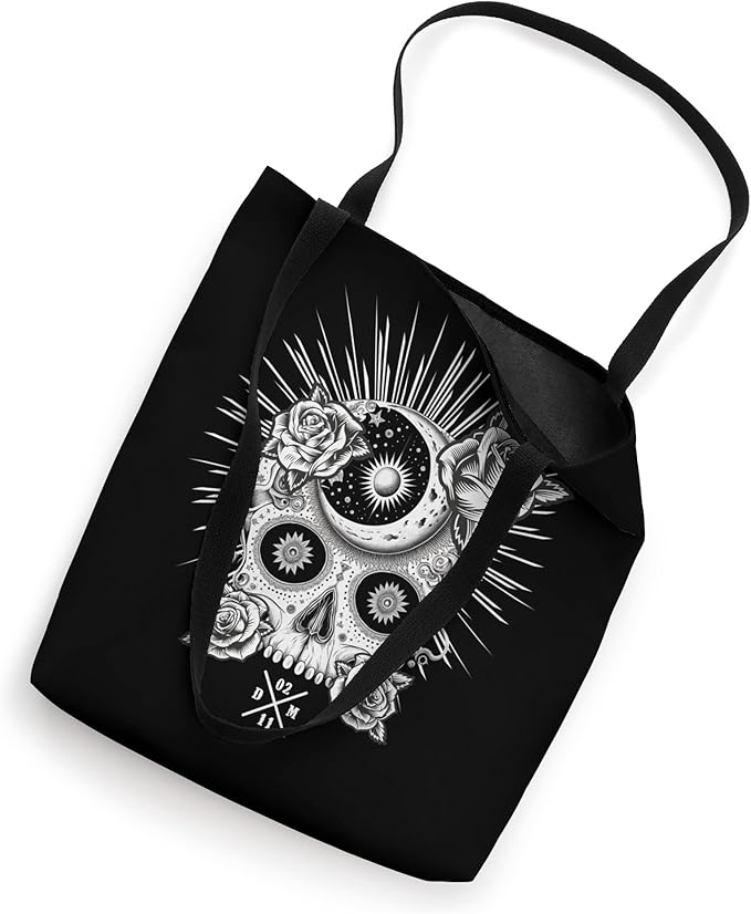 Mexican Sugar Skull Dia De Los Muertos Tote Bag - Occult Design