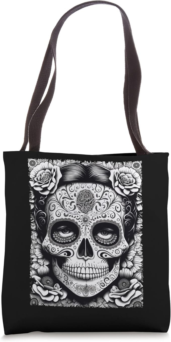 Mexico Holiday Catrina Calaveras Skull Dia de los Muertos Tote Bag - Day of the Dead Design