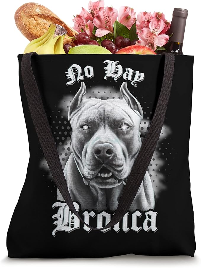 No Hay Bronca Mexican Slang Chicano Retro Dog Tote Bag - Unique Hispanic Culture Design