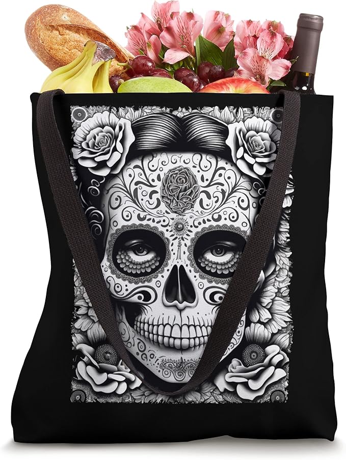 Mexico Holiday Catrina Calaveras Skull Dia de los Muertos Tote Bag - Day of the Dead Design