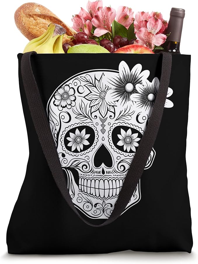 Dia De Los Muertos Mexican Skull Calaveras Tote Bag - Day of the Dead Design
