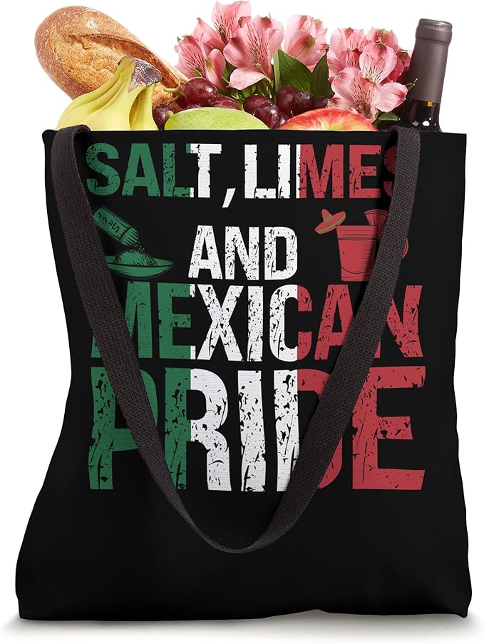 Mexican Cinco De Mayo Party Tote Bag - Mexico Flag Pride Design
