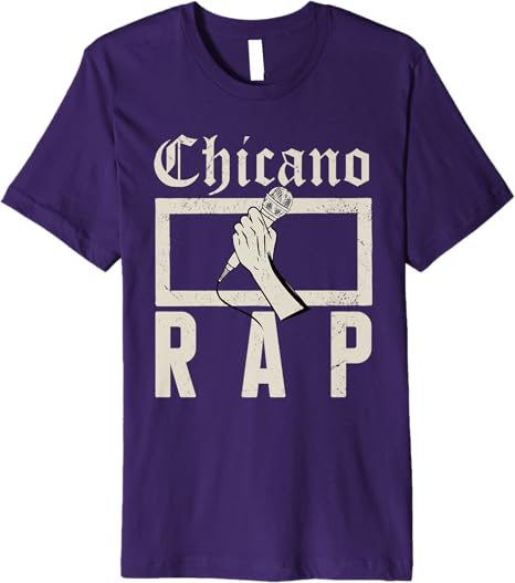 Chicano Rap Vintage Mexican Hip Hop Culture Premium Men T-Shirt