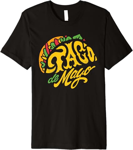 Cinco De Mayo Taco Party Premium Men T-Shirt - Mexican Celebration Apparel
