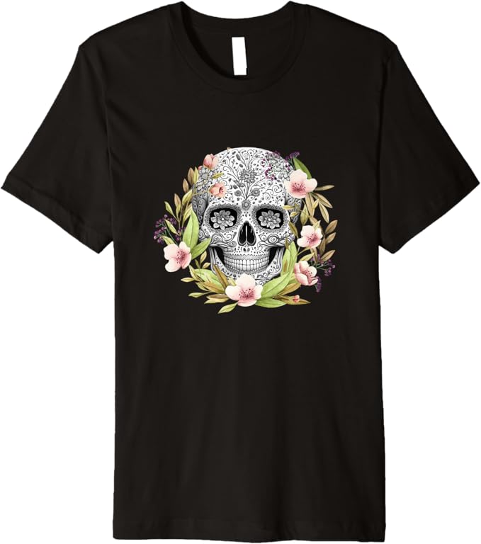 Calaveras Mexican Día De Los Muertos Men T-Shirt - Premium Design