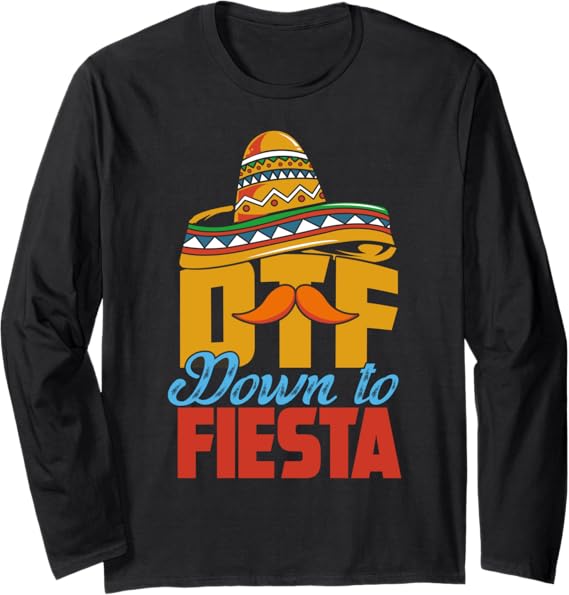 Cinco de Mayo Fiesta Long Sleeve T-Shirt for Men & Women – Mexican Party Apparel